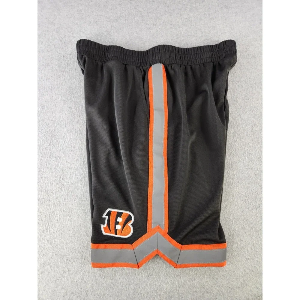 2XL Orange Reflective Cincinnati Bengals Basketball Shorts NFL Buffalo Outdoors